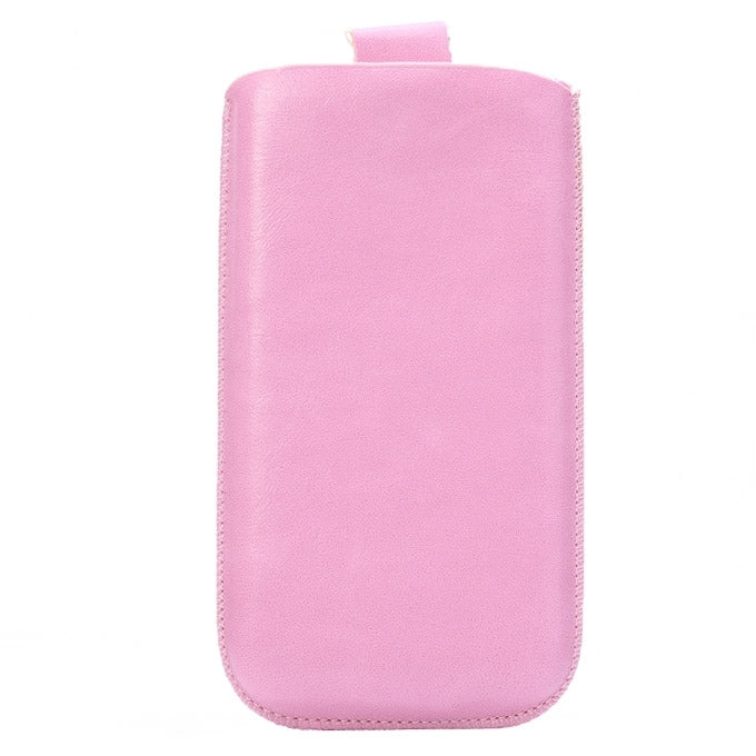 Shiny Coating Sheepskin Vertical Style Soft Leather Case Pocket Pouch Sleeve Bag for iPhone 6(Pink)