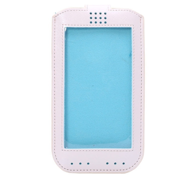 Universal Crazy Horse Texture Leather Case with Fullscreen Touch & Card Slots for iPhone 6 / Galaxy i8552 / Huawei Ascend P6 /  HTC One