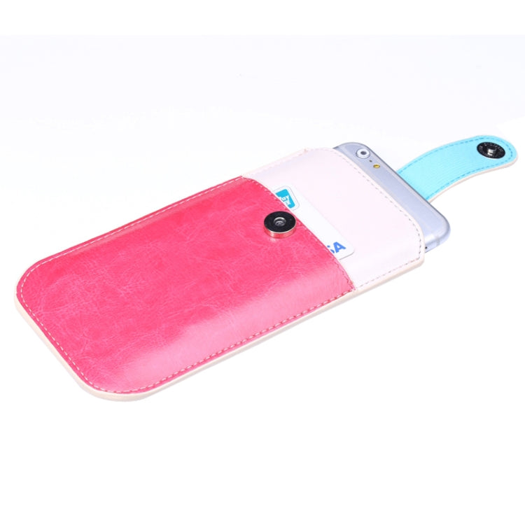 Universal Crazy Horse Texture Leather Case with Fullscreen Touch & Card Slots for iPhone 6 / Galaxy i8552 / Huawei Ascend P6 /  HTC One