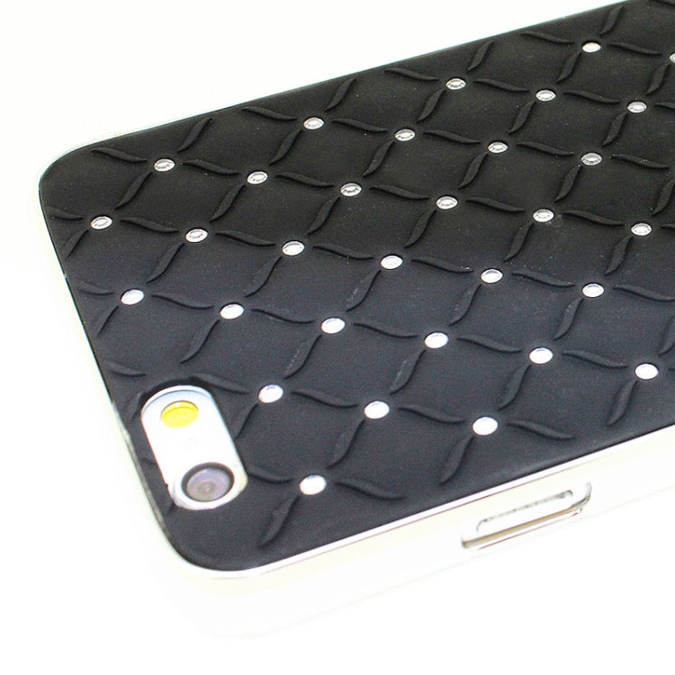 Bling Diamond Plating Skinning Plastic Case for iPhone 6