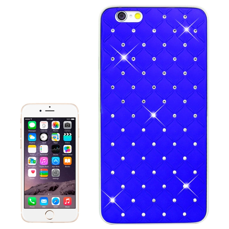 Bling Diamond Plating Skinning Plastic Case for iPhone 6