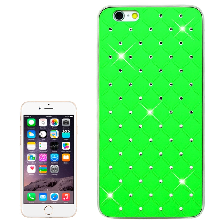 Bling Diamond Plating Skinning Plastic Case for iPhone 6
