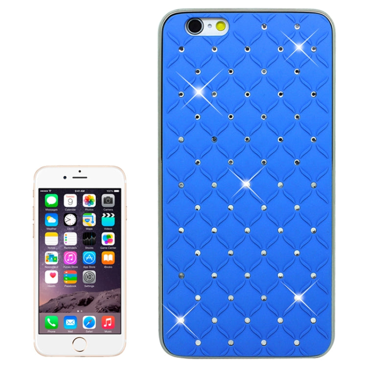 Bling Diamond Plating Skinning Plastic Case for iPhone 6