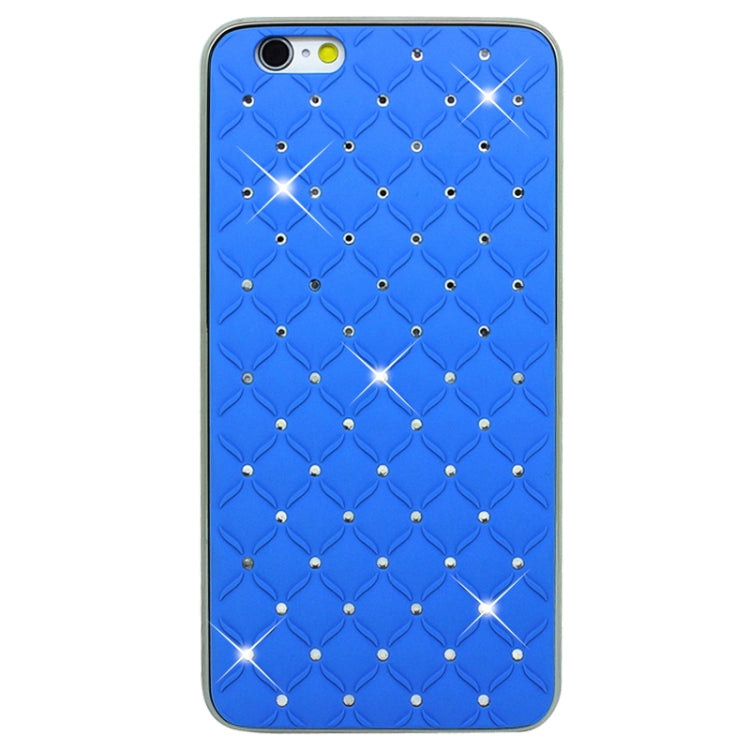Bling Diamond Plating Skinning Plastic Case for iPhone 6