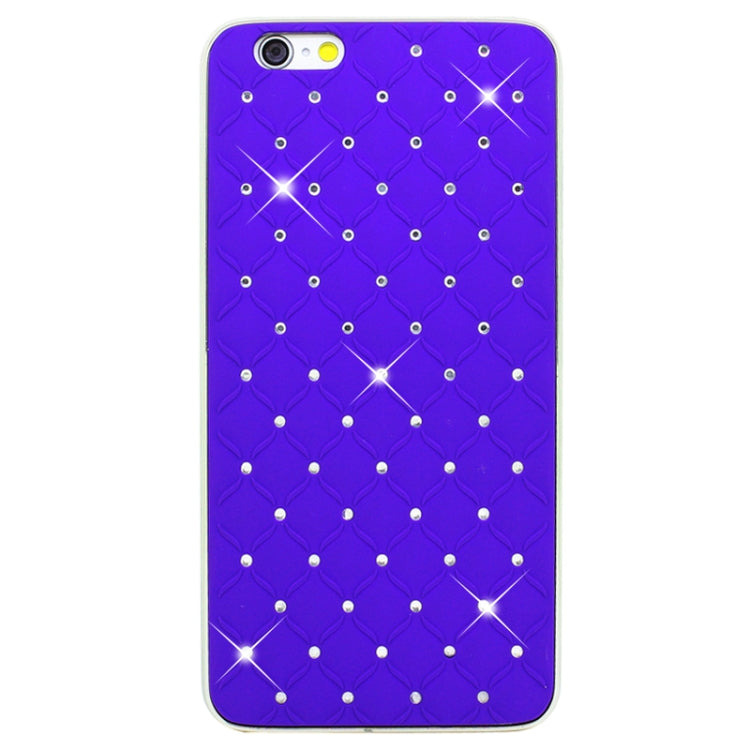 Bling Diamond Plating Skinning Plastic Case for iPhone 6