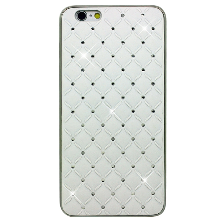 Bling Diamond Plating Skinning Plastic Case for iPhone 6