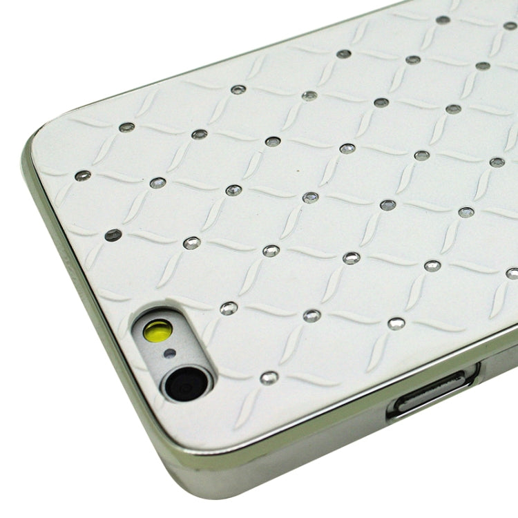 Bling Diamond Plating Skinning Plastic Case for iPhone 6