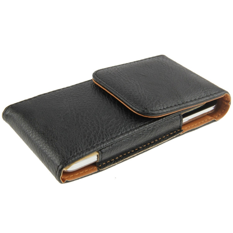 Elephant Texture Vertical Style Leather Case with Belt Clip for iPhone 6 & 6S, Galaxy S 5 / G900(Black)