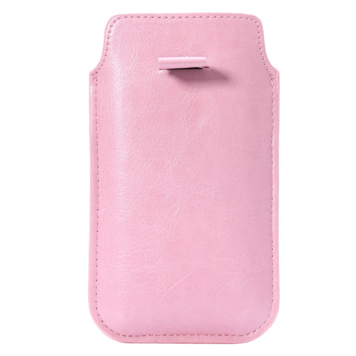 Crazy Horse Texture Leather Case Pocket Pouch Sleeve Bag with Pull Up Tab & Card Slot for iPhone 6, Galaxy S4 / i9500