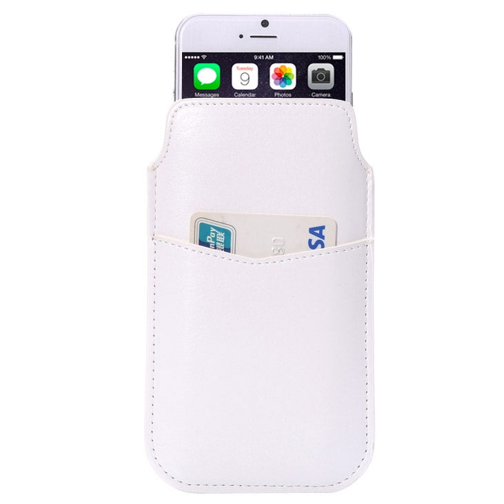 Crazy Horse Texture Leather Case Pocket Pouch Sleeve Bag with Pull Up Tab & Card Slot for iPhone 6, Galaxy S4 / i9500