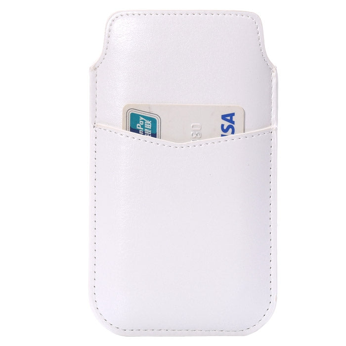 Crazy Horse Texture Leather Case Pocket Pouch Sleeve Bag with Pull Up Tab & Card Slot for iPhone 6, Galaxy S4 / i9500