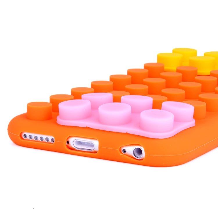 Building Block Texture Silicone case for iPhone 6