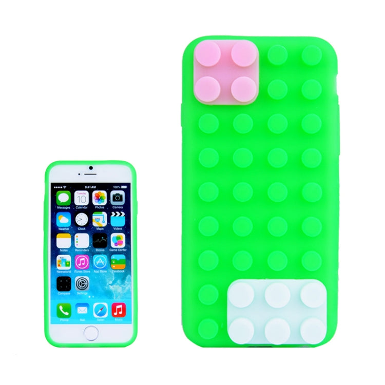 Building Block Texture Silicone case for iPhone 6