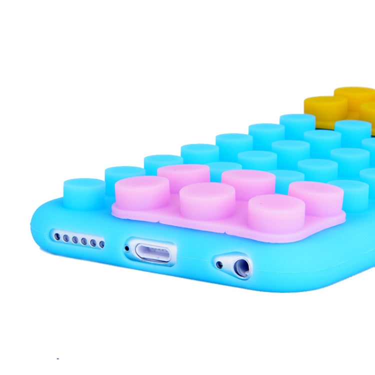 Building Block Texture Silicone case for iPhone 6