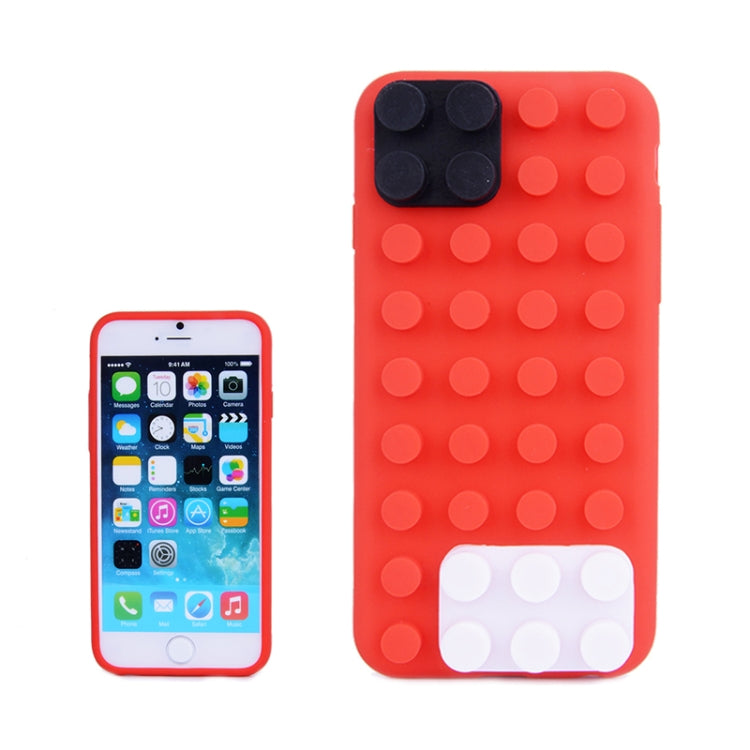 Building Block Texture Silicone case for iPhone 6