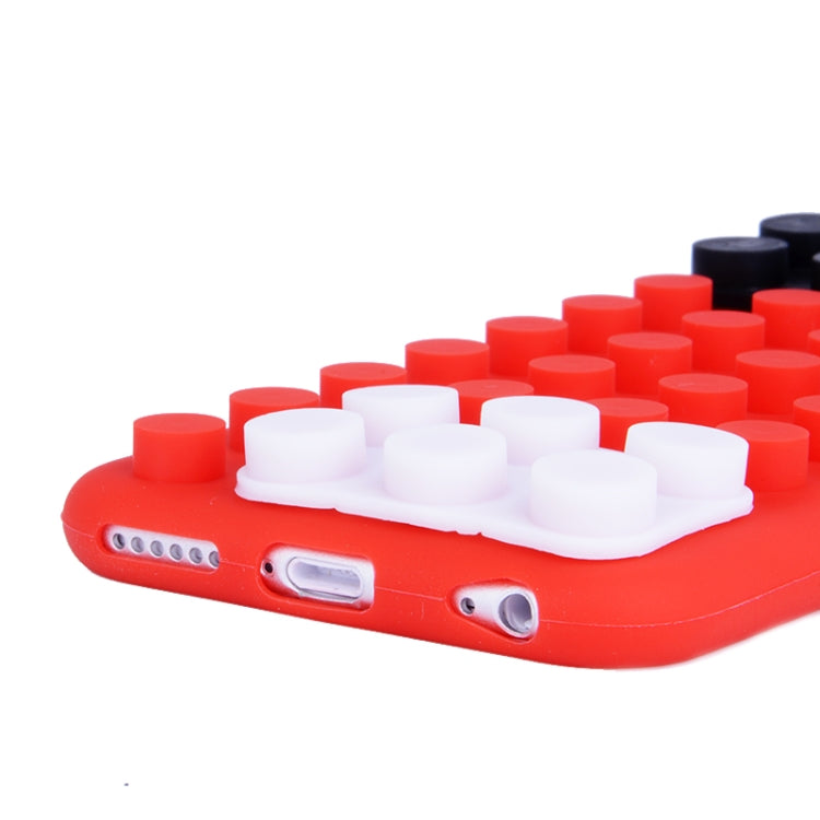 Building Block Texture Silicone case for iPhone 6