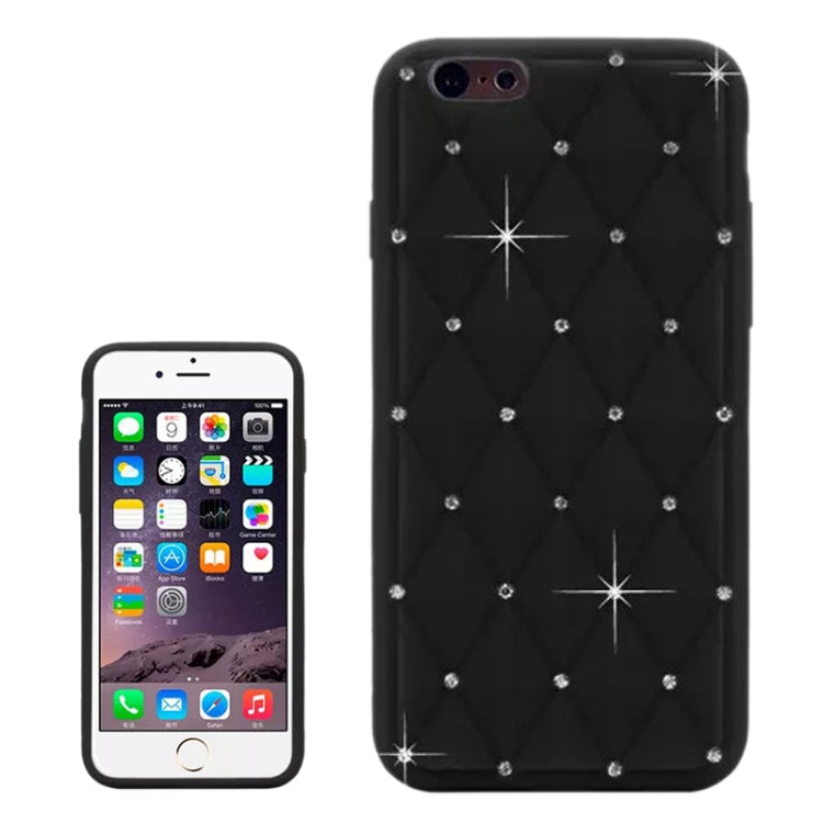 Luxury Bling Diamond Encrusted Silicone Case for iPhone 6