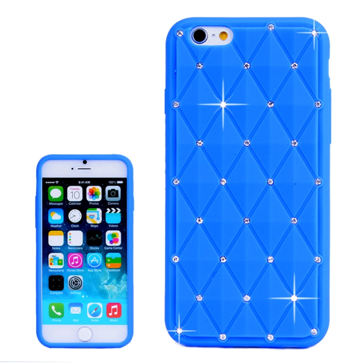 Luxury Bling Diamond Encrusted Silicone Case for iPhone 6