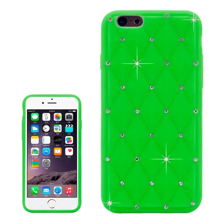 Luxury Bling Diamond Encrusted Silicone Case for iPhone 6