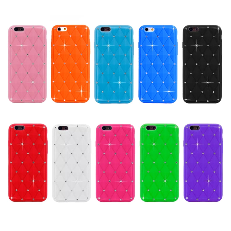 Luxury Bling Diamond Encrusted Silicone Case for iPhone 6