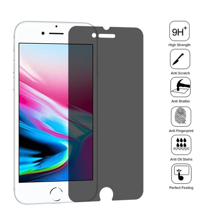 For iPhone 8 / 7 / 6 / 6s  0.3mm Explosion-proof Privacy Tempered Glass Film
