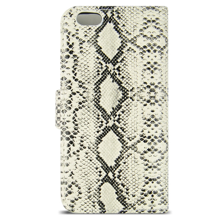Snakeskin Texture Horizontal Flip PU Leather Case with Card Slot&Holder for iPhone 6 & 6S