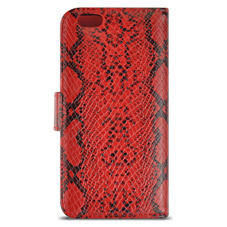 Snakeskin Texture Horizontal Flip PU Leather Case with Card Slot&Holder for iPhone 6 & 6S