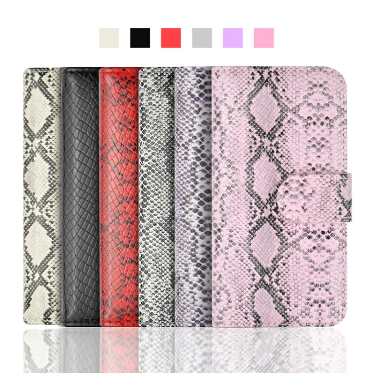 Snakeskin Texture Horizontal Flip PU Leather Case with Card Slot&Holder for iPhone 6 & 6S
