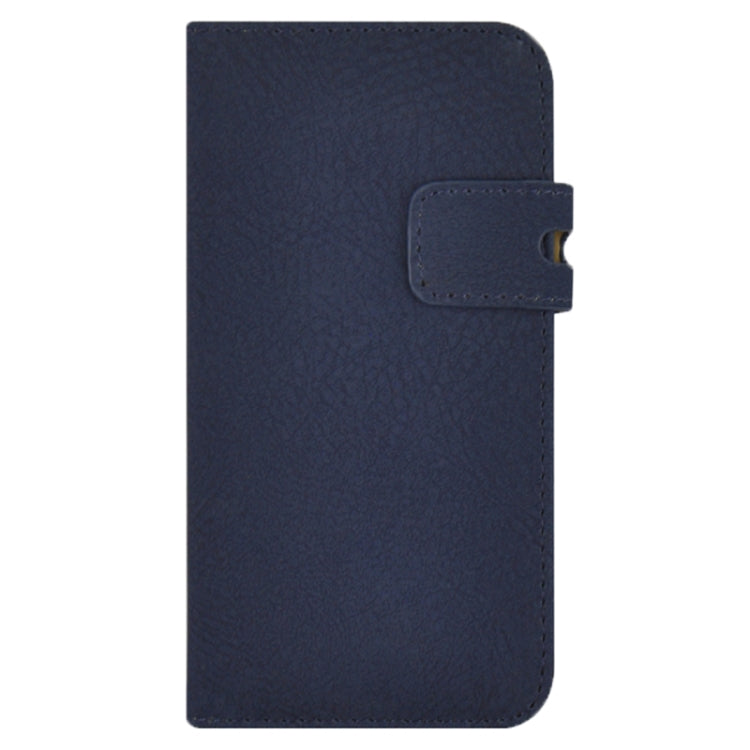 Scrub Feel Horizontal Flip Magnetic Button Leather Case with Card Slot&Holder for iPhone 6 & 6S
