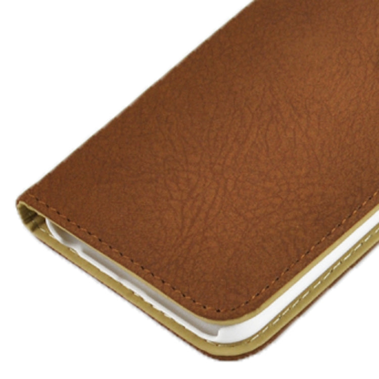 Scrub Feel Horizontal Flip Magnetic Button Leather Case with Card Slot&Holder for iPhone 6 & 6S