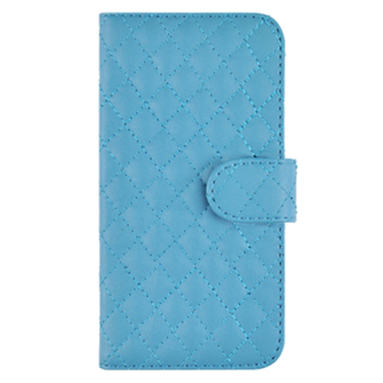 Plaid Stitching Line Horizontal Flip PU Leather Case with Card Slots & Holder for iPhone 6