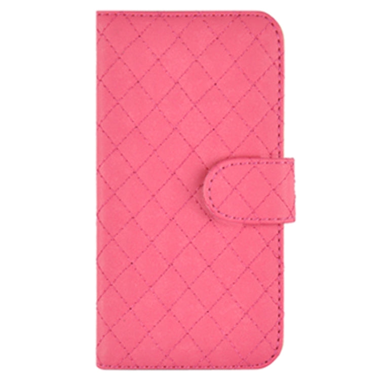 Plaid Stitching Line Horizontal Flip PU Leather Case with Card Slots & Holder for iPhone 6