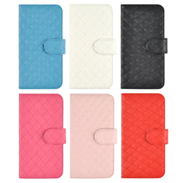 Plaid Stitching Line Horizontal Flip PU Leather Case with Card Slots & Holder for iPhone 6