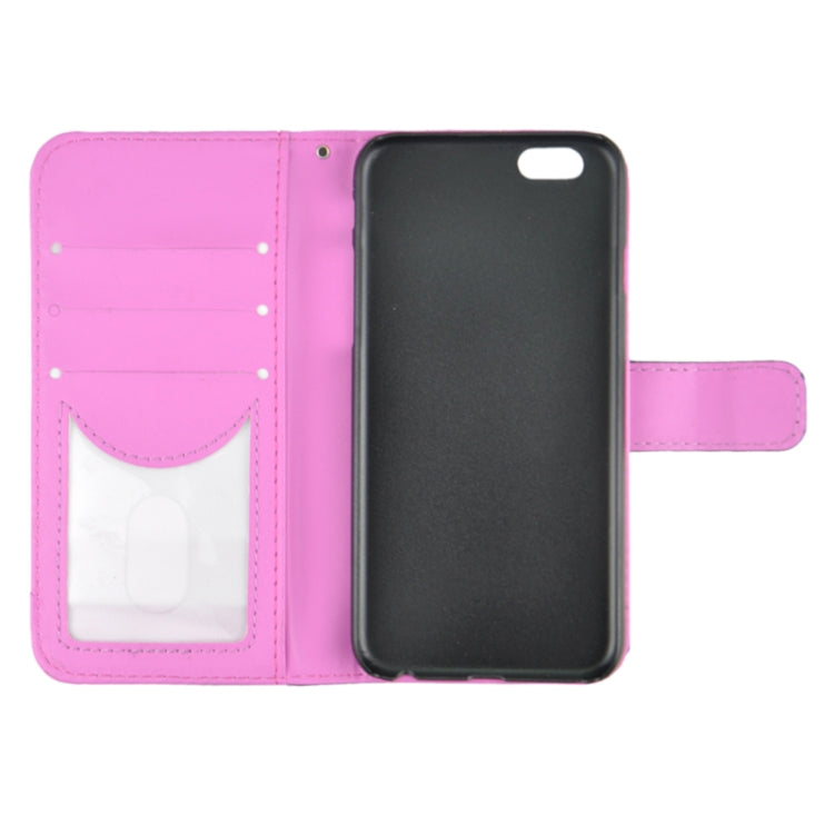 Ultra-thin Hollow Out Dot Horizontal Flip Leather Case with Card Slots&Holder for iPhone 6 & 6S