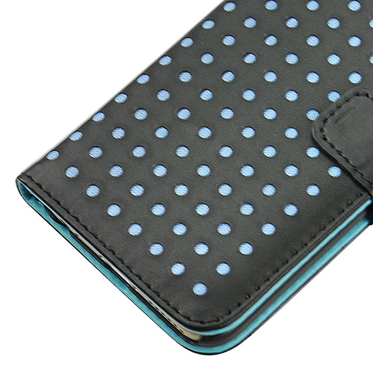 Ultra-thin Hollow Out Dot Horizontal Flip Leather Case with Card Slots&Holder for iPhone 6 & 6S