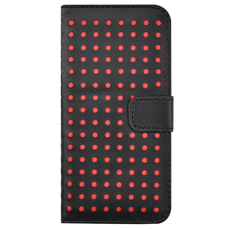 Ultra-thin Hollow Out Dot Horizontal Flip Leather Case with Card Slots&Holder for iPhone 6 & 6S