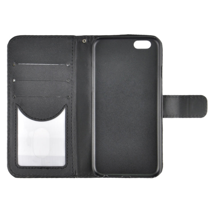 Ultra-thin Hollow Out Dot Horizontal Flip Leather Case with Card Slots&Holder for iPhone 6 & 6S