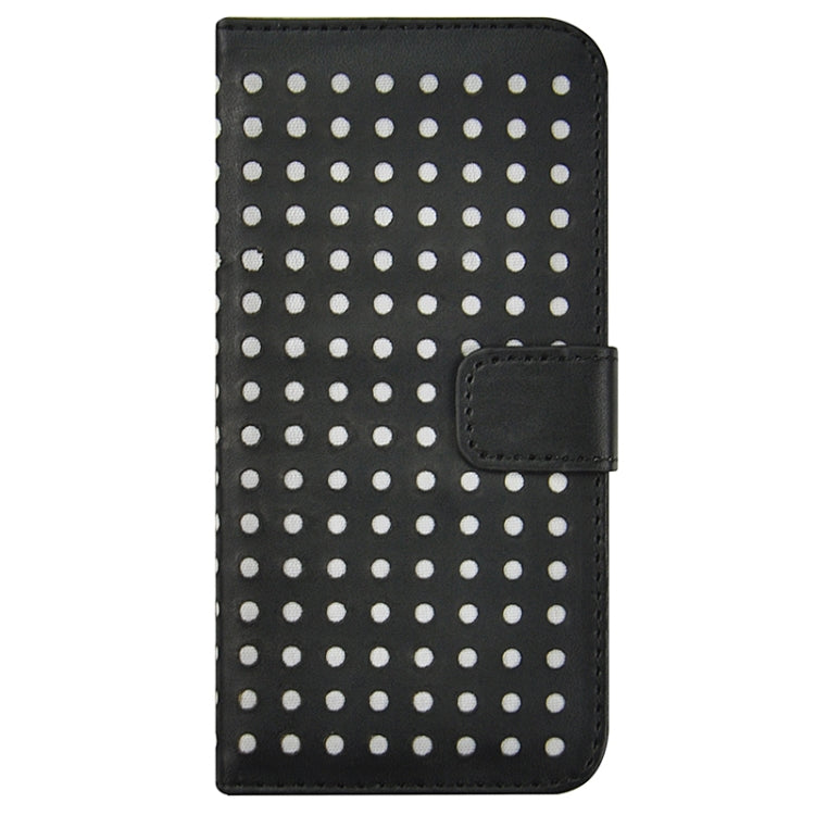 Ultra-thin Hollow Out Dot Horizontal Flip Leather Case with Card Slots&Holder for iPhone 6 & 6S