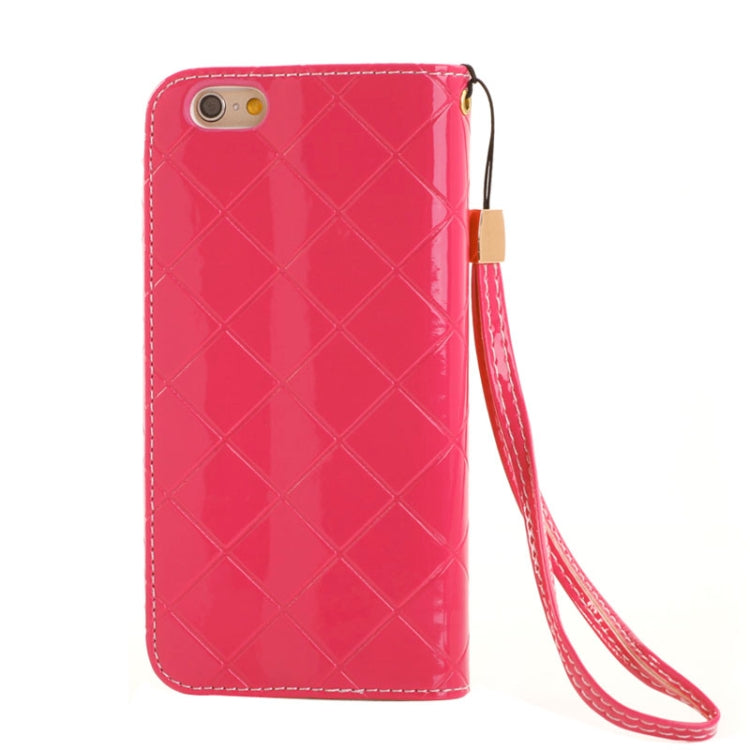 Wallet Style Diamond Encrusted Leather Case with Lanyard & Card Slots & Money Pocket for iPhone 6