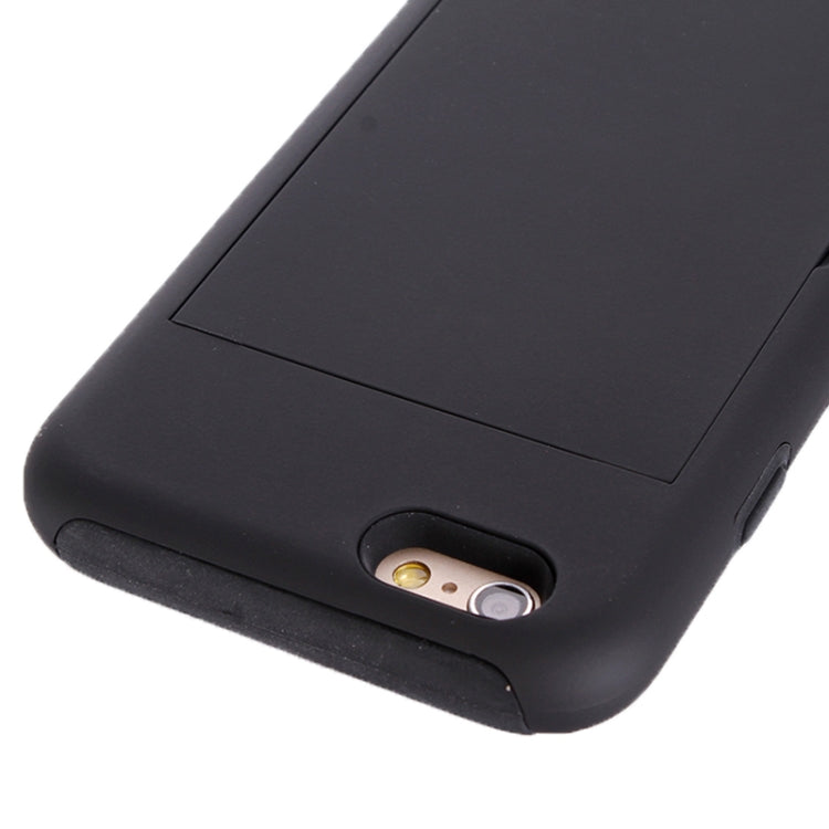 Plastic + Silicone Combination Case with Holder & Card Slot for iPhone 6 & 6S