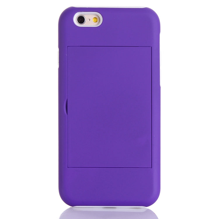 Plastic + Silicone Combination Case with Holder & Card Slot for iPhone 6 & 6S