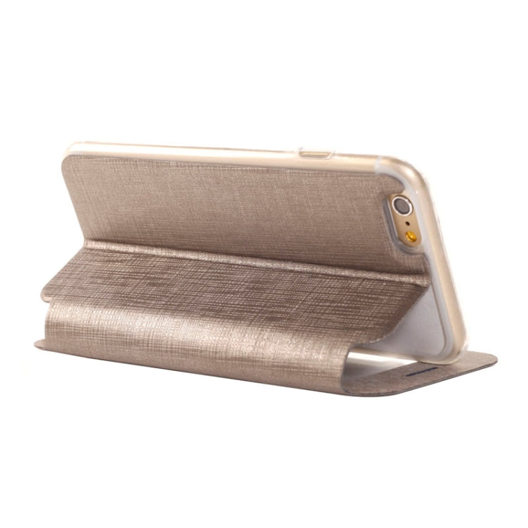 Plaid Texture Leather Case with Holder and Call Display ID for iPhone 6 & 6S