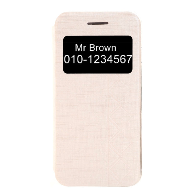 Plaid Texture Leather Case with Holder and Call Display ID for iPhone 6 & 6S