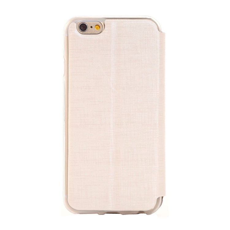 Plaid Texture Leather Case with Holder and Call Display ID for iPhone 6 & 6S