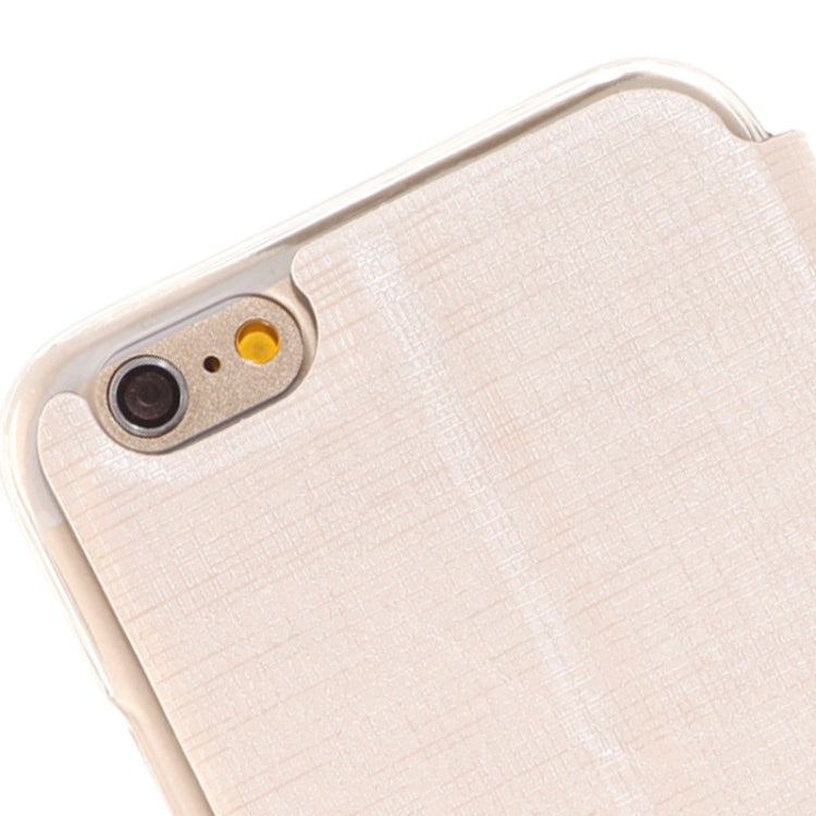 Plaid Texture Leather Case with Holder and Call Display ID for iPhone 6 & 6S