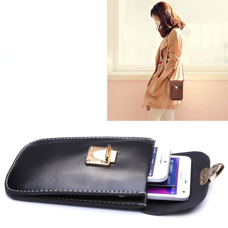 Crazy Horse Texture 3 Layer Multi-function Leather Shoulder Bag for