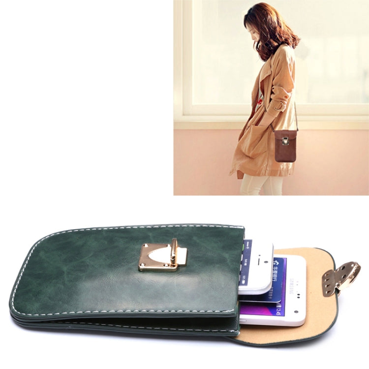 Crazy Horse Texture 3 Layer Multi-function Leather Shoulder Bag for