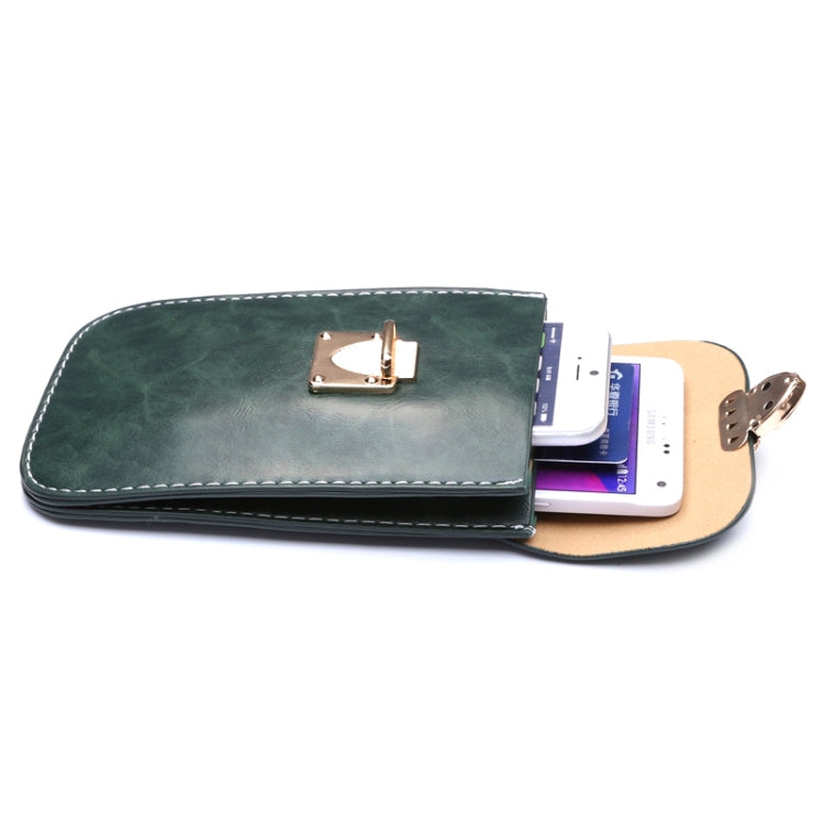 Crazy Horse Texture 3 Layer Multi-function Leather Shoulder Bag for