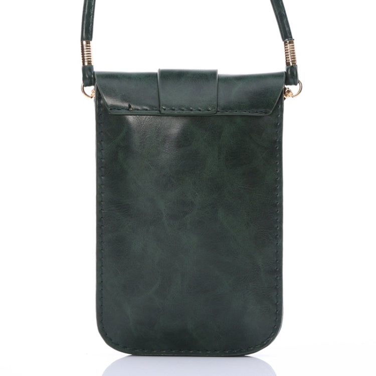 Crazy Horse Texture 3 Layer Multi-function Leather Shoulder Bag for