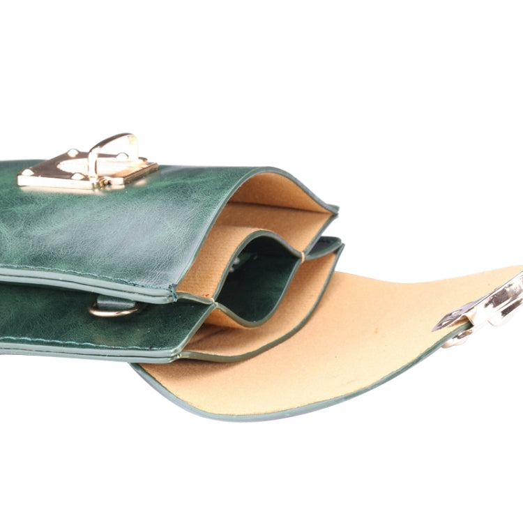 Crazy Horse Texture 3 Layer Multi-function Leather Shoulder Bag for